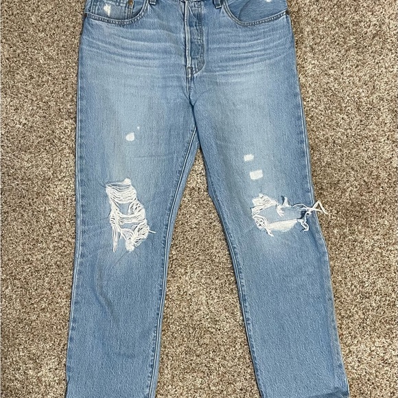 Levi's 501 Original Jeans Montgomery Patched - Picture 4 of 8